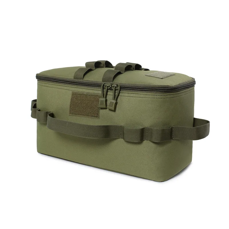 Tactical Range Bag Molle System 600D Waterproof Gun Shooting Pistol Case Pack Khaki Hunting Accessories Tools Sling Bag Camping