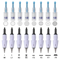 10/50pcs Replacement Screw Tattoo Cartridge Needles 1D 1R 2R 3R 3F 5R 5F 7R 7F for MYM Electric Derma Tools Microblading Needles