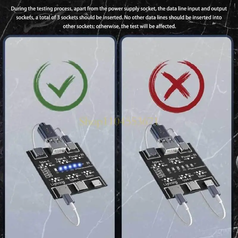 Best Seller USB C Charging Cable Analyzers For Smartphone Devices Type C Port Testing And Electrical DIY Maintenance