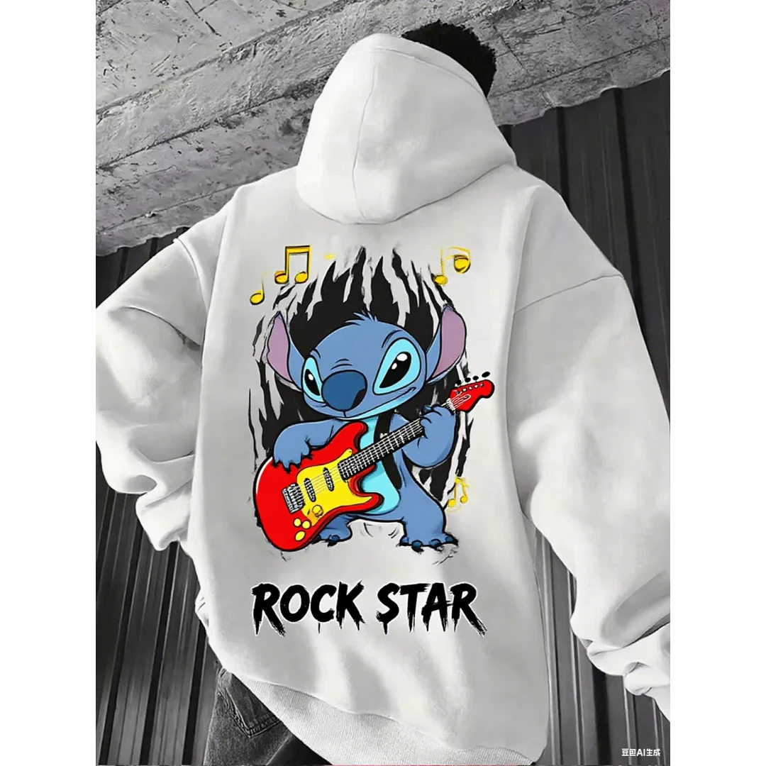 Disney stitch gráfico hoodie cosplay roupas 3d impressão outono moda sweatshirts y2k crianças hoodies das mulheres dos homens
