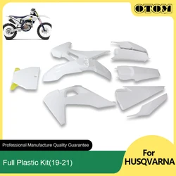 OTOM 2023 Motorcycle Plastic Kit Full Body Fairing Side Panel Fender Fuel Tank Front Number Plate For HUSQVARNA FC FE TC TE FX