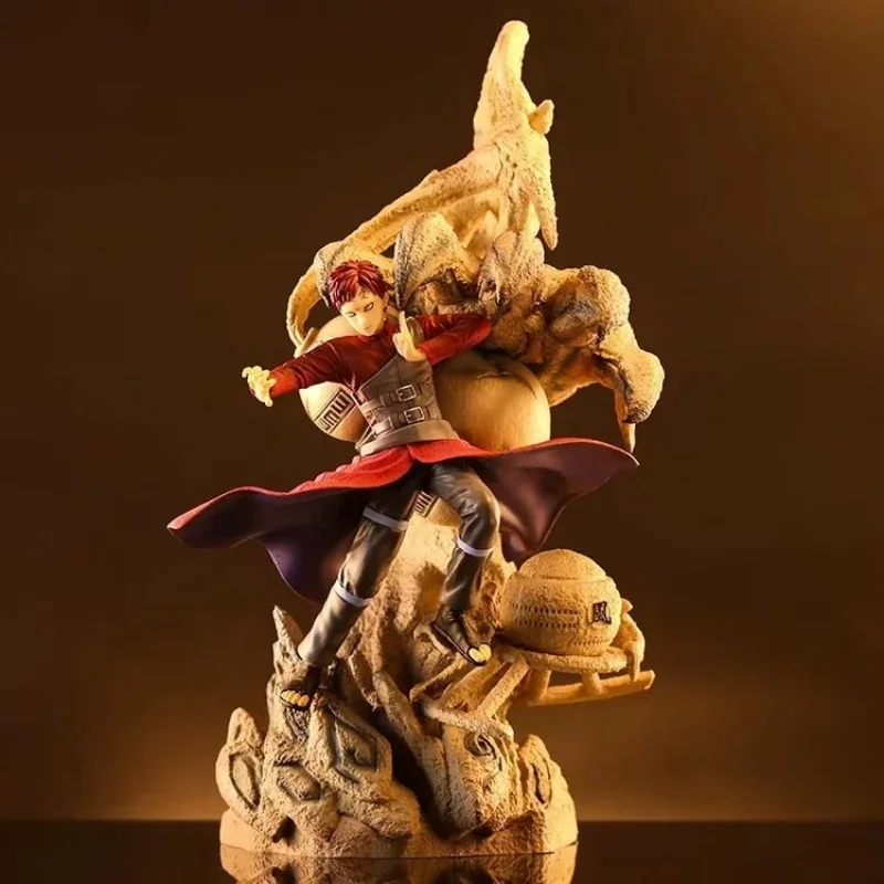 

Anime Naruto Gaara Sand Storm PVC Action Figure Collectible Model Doll Toy 45CM