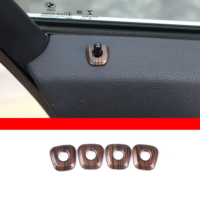 ABS Pine houtnerf voor BMW X1 X2 F47 F48 2016-2022 auto middenconsole stuurwiel deur trim sticker auto accessoires