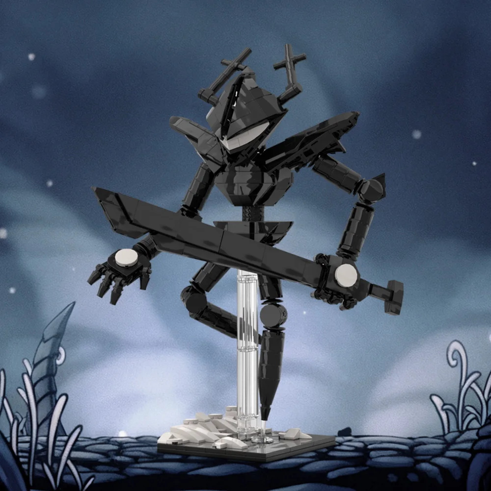 مجموعة مكعبات بناء MOC The Roaring Knight Delta Rune مجموعة نماذج إبداعية قابلة للجمع لمحبي الألعاب