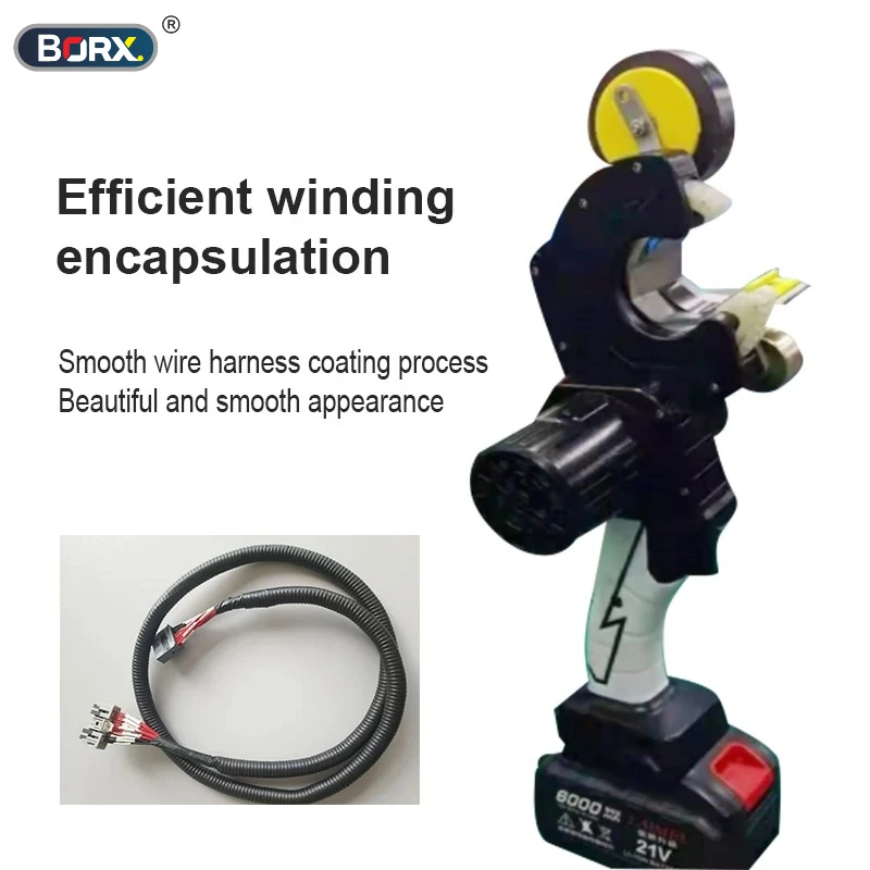 Hand-Held Tape Winding Machine 220AC 50HZ Point Winding Continuous Five-Speed Adjustable Wire Harness Equipment for Precision Wi
