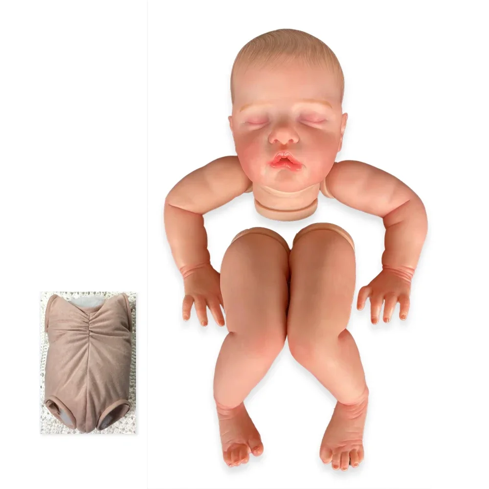

EGO 22inch Reborn Doll Kit Ruby Sleeping Baby Already Painted Unfinished Doll Parts