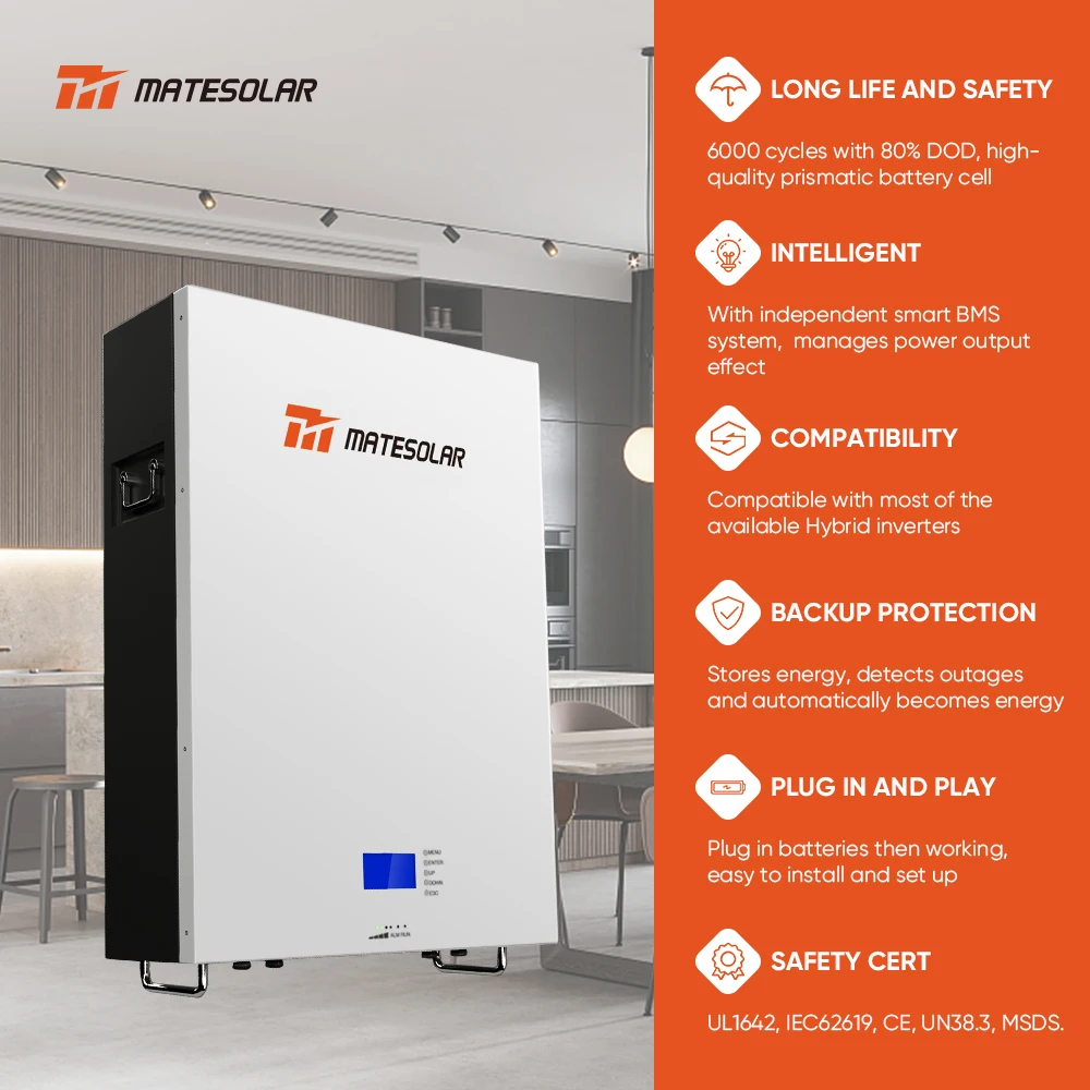 Hybrydowy system solarny Mate 6Kw 8Kw 10Kw Kompletny zestaw solarny Home Grid