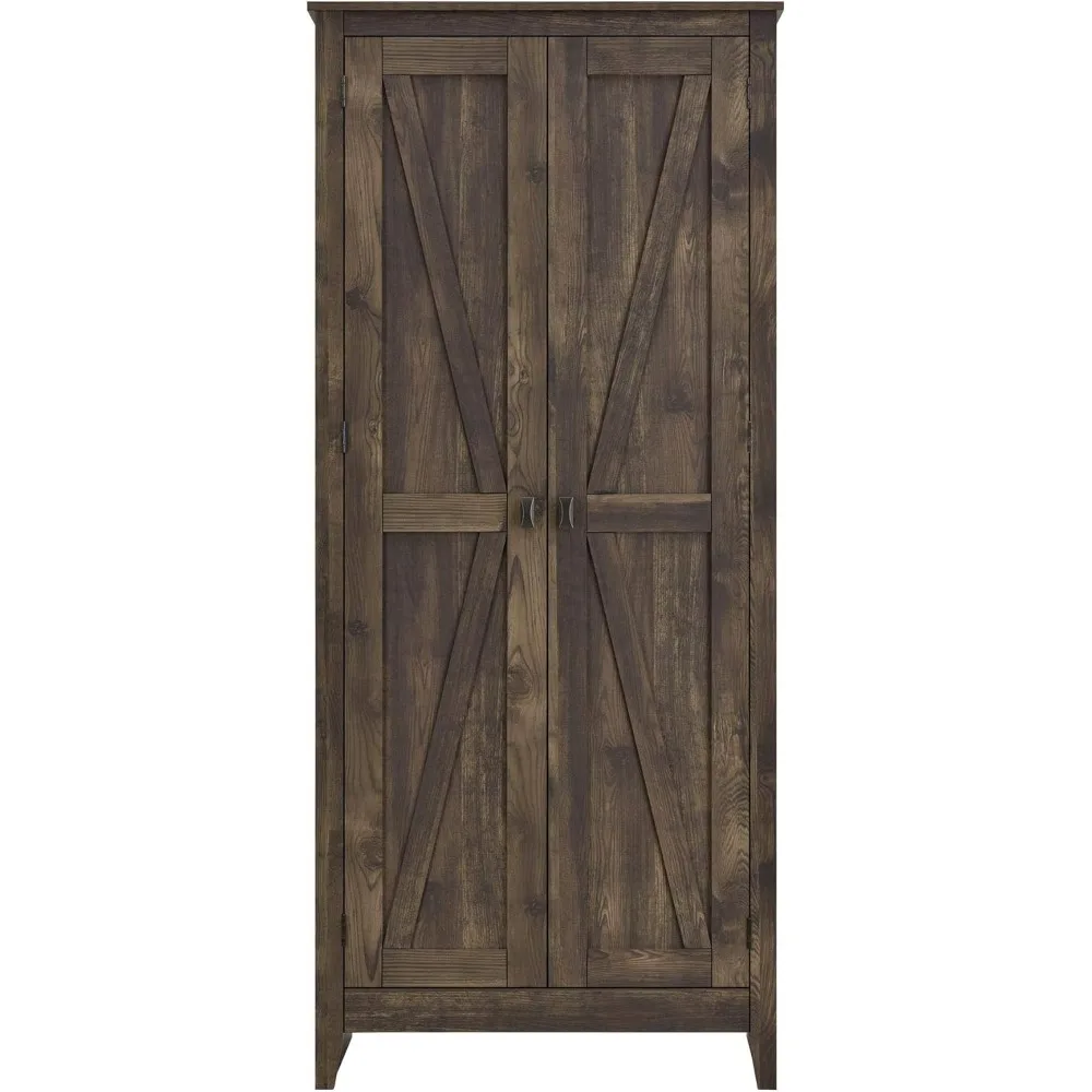 

Farmington Wide Rustic Cabinet for Living Room, 31.5" Cabinet