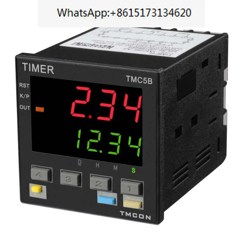 

TMCON TMC5B-A3 Digital Display Time Relay Timer Delay Relay Accumulator Timer