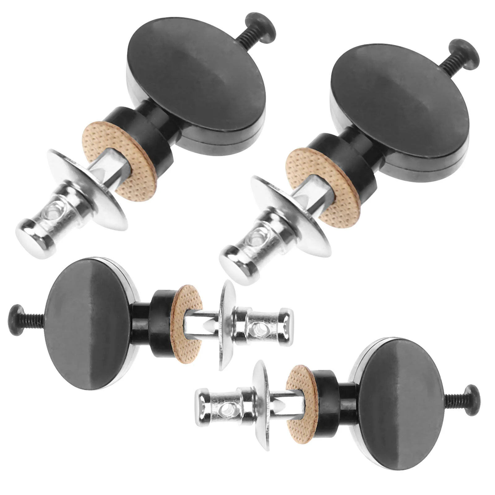 4 Pcs Ukulele Knobs Guitar Tuning Pegs Gear Parts Ukelele Tuner Machine Heads Musical Instrument The Strings