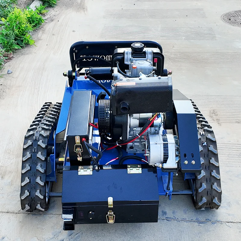 Potente tosaerba telecomandato 24V personalizzabile semovente adatto per robot falciante da giardino domestico
