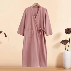 150Kg Large Size Cardigan Nightgown Women's Fat MM Loose Robes Loungewear Japanese Kimono Bathrobe Homewear Bath Steamed Clothes