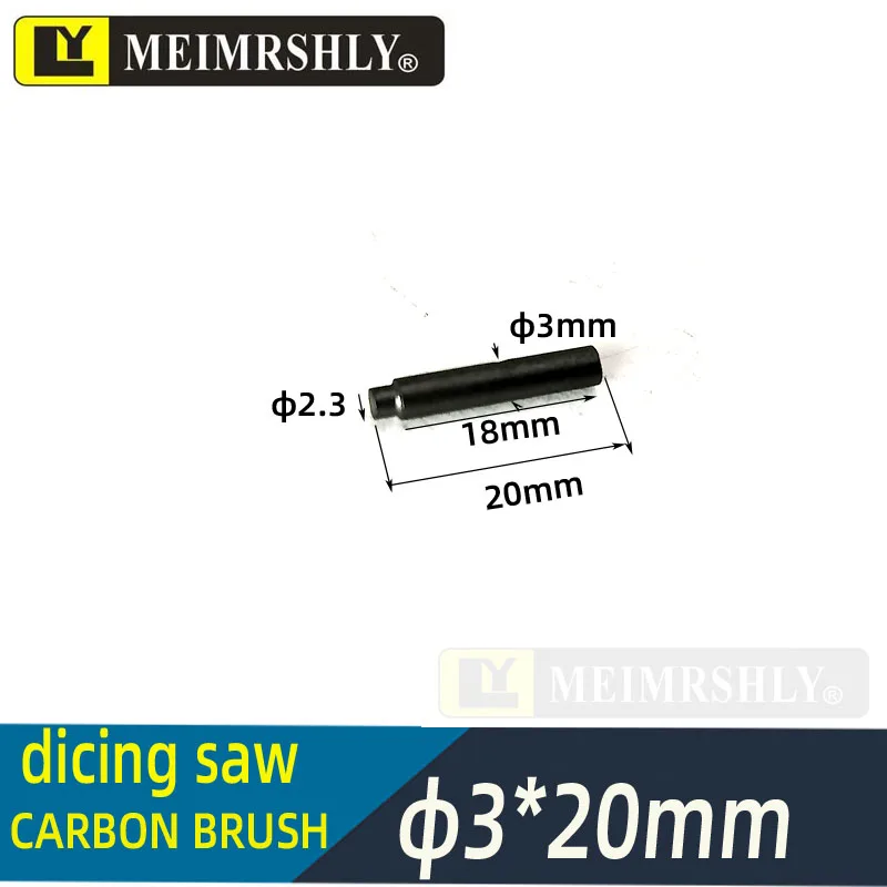 φ3*20mm 10PCS meimrshly Spindle carbon brush semiconductor cutting tools for  cutting machine DFD  NCBZ Disco&TSK saw machine