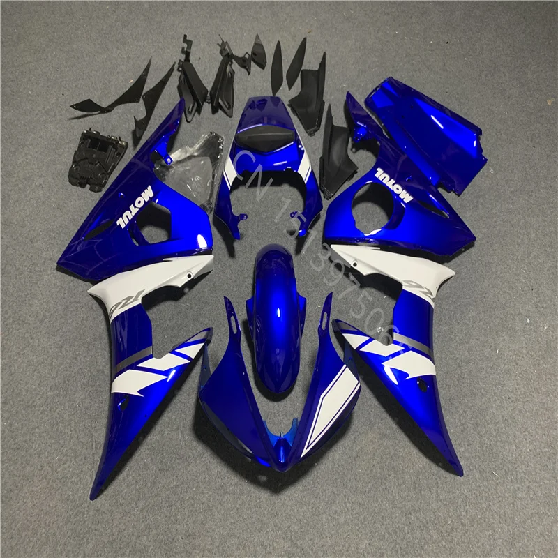 

Hot sales Fairing fit for YZFR1 02 03 YZFR1 2002- 2003 YZFR1 02-03 blue white black Injection molding Motorcycle Fairing kit