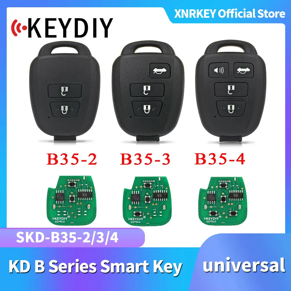 

KEYDIY B series B35-2 B35-3 B35-4 Universal Remote Control for KD900 KD900+ URG200 KD-X2 mini KD KD-MAX For Toyota Style