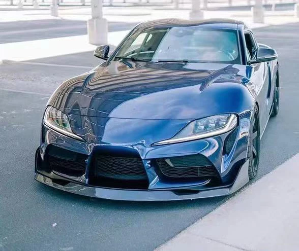 Factory Wholesale Carbon Fiber Front Bumper Lip Splitter forToyota Supra GR A90 MK5 Coupe 2019-2024