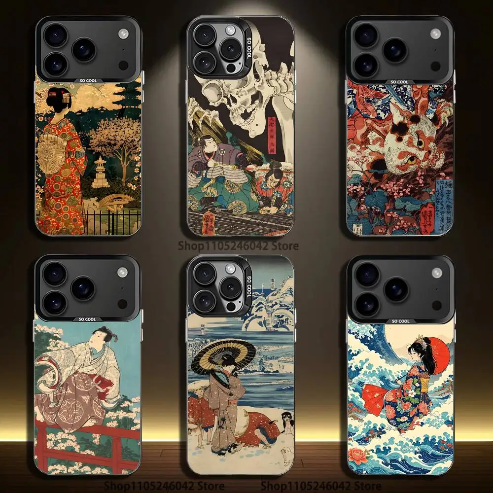 

Utagawa Kuniyoshi Ukiyoe Art For Black Candy Matte Cover iPhone 17,16,15,14,13,12,11,Mini,Pro,E,SE4,XS,MAX