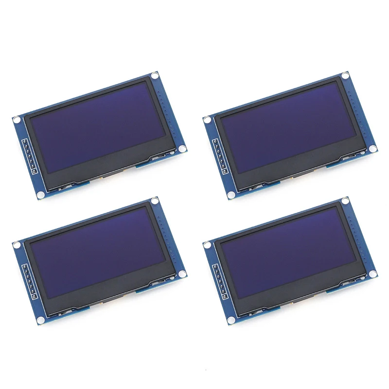 Conector de módulo de pantalla LCD OLED de 2,42 pulgadas, Cable IIC4 de 1 a 10 piezas, 128x64, color blanco, amarillo, azul y verde, SPI1309