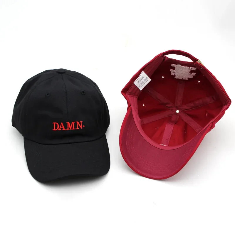 Unisex Spring summer DAMN Hats Embroidered Earth Dad Hat Hip Hop cap Kendrick lamar Rapper Snapback hats Baseball Cap wholesale