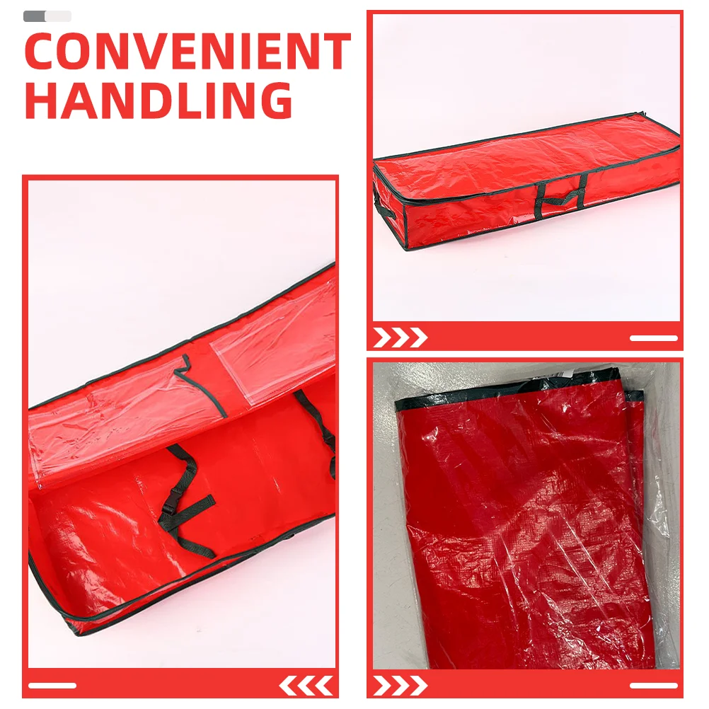 Caja de almacenamiento, bolsa pequeña para árbol de Navidad, organizador, contenedor, bolsa para árboles con asas, bolsas impermeables, papel de regalo
