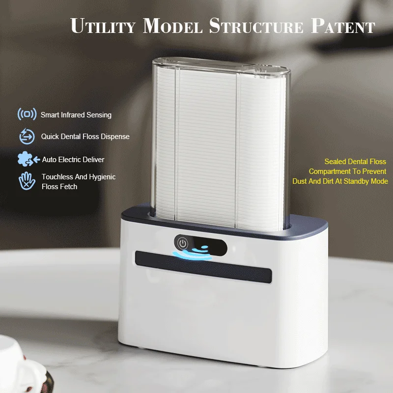 حامل مسواك كهربائي مع مستشعر ذكي ، موزع مسواك أوتوماتيكي ، صندوق تخزين عصا الأسنان ، لوازم طاولة المطبخ