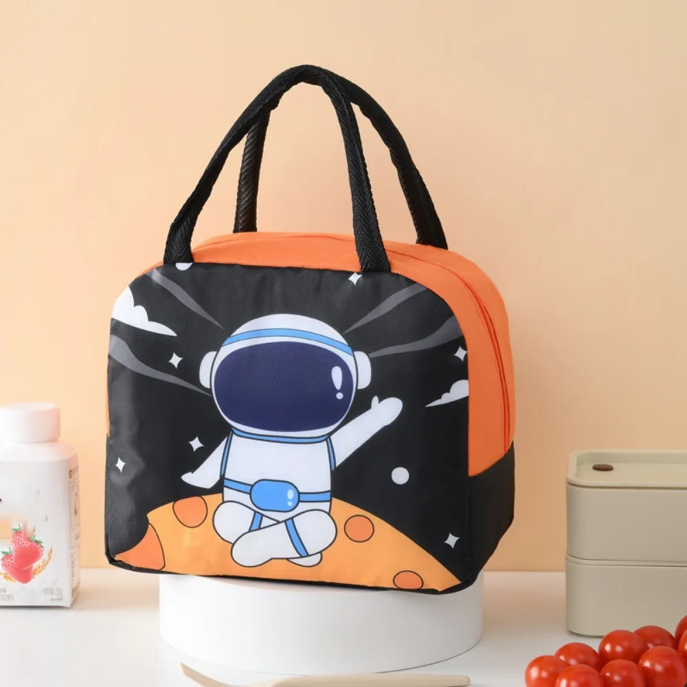 

Cartoon Insulated Lunch Bag Aluminum Foil Waterproof Thermal Meal Tote Bag Hand-held Thickened Picnic Insulated Bag Daily Use