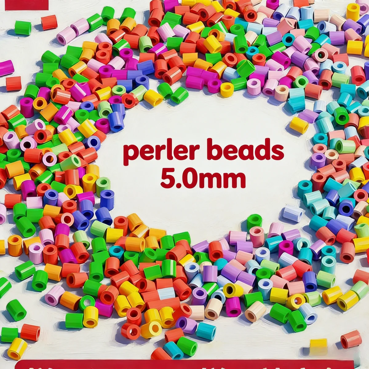 5mm 500pcs/colour 36colours OPP Bag Beads for Kid Hama Beads Diy Puzzles High Quality Handmade Gift Toy