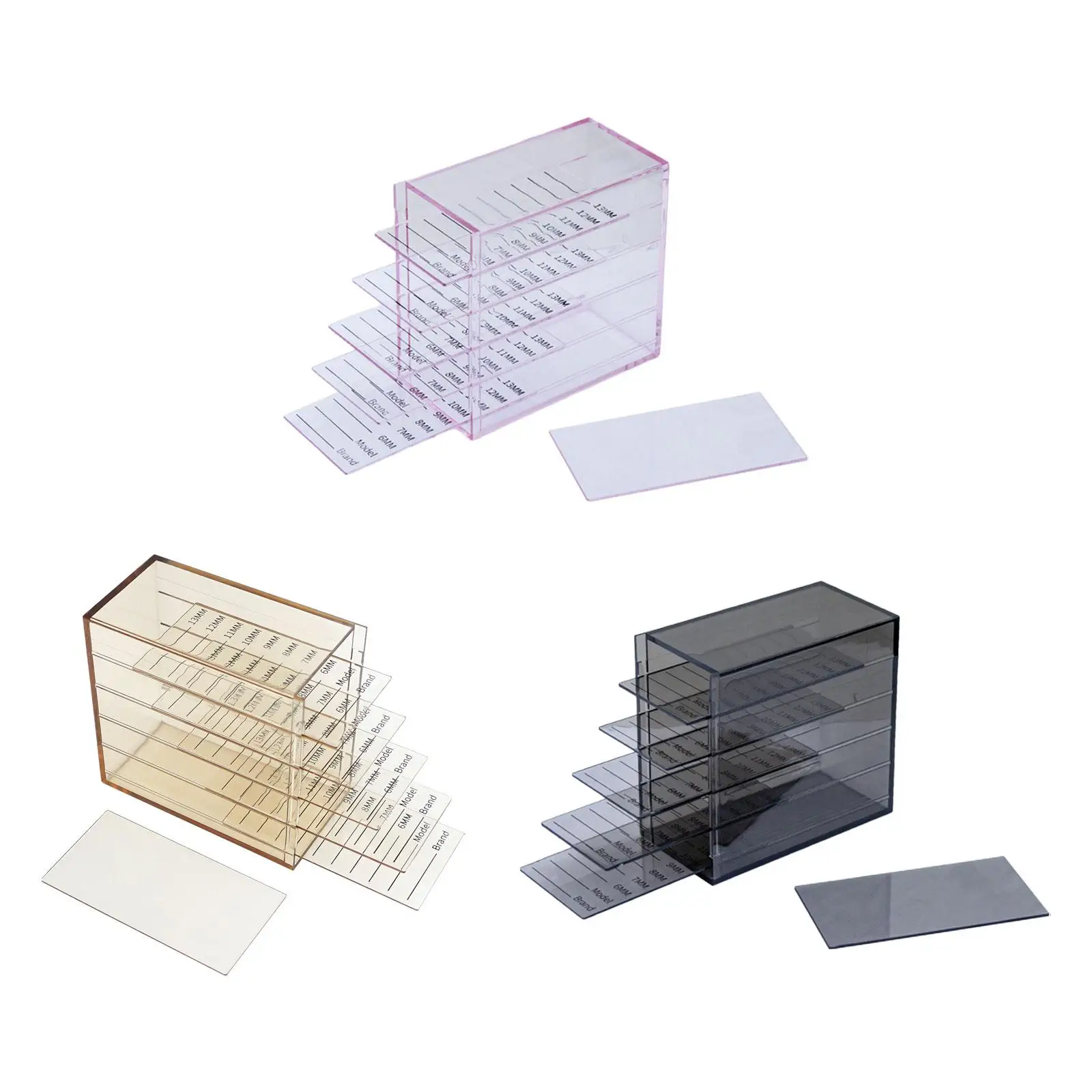 Eyelash Display Shelf Lash Display Box 5-layer Transparent Practical Eyelash