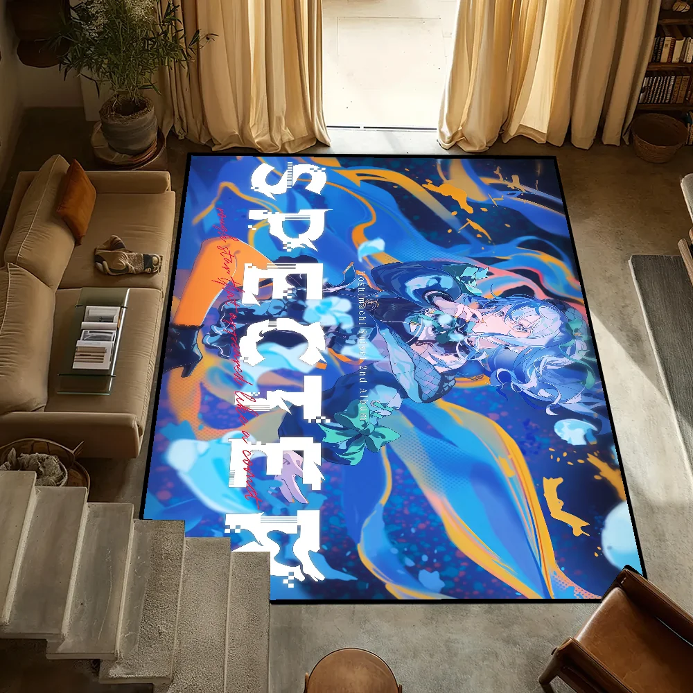 

Певица аниме H-Hoshimachi Suisei маленький ковер прикроватная тумбочка кухня ванна гостиная дом спальня напольный коврик коврик украшение