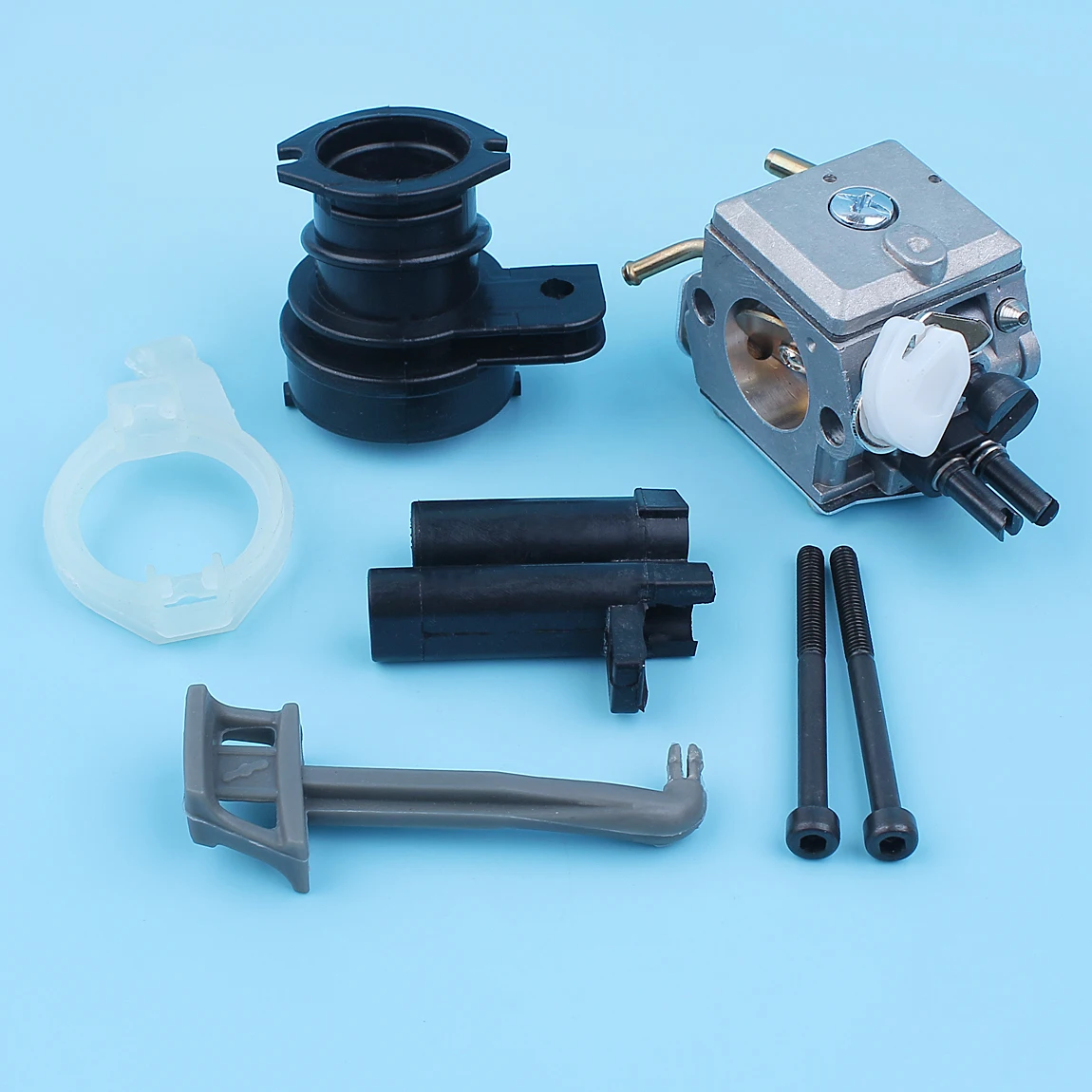 Imagem -04 - Carburador Coletor de Admissão Choke Haste Parafuso Suporte Kit para Husqvarna 365 372xp 371 362 372 Motosserra 503 28 3203 5032818-01
