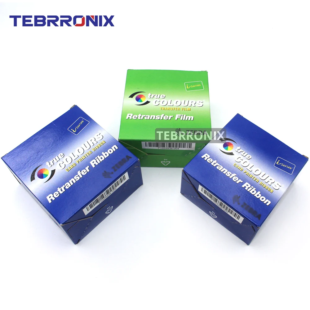 1set 800012-601 New Original YMCKO Color Ribbon for Zebra ZXP8 ZXP9 ID Card Printer 800012-445