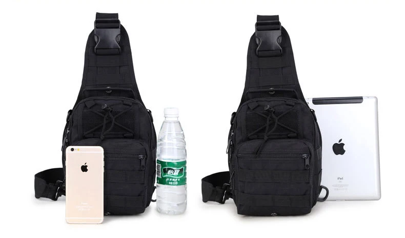 Taktische Brusttasche Männer Outdoor EDC Schulter Sling Bag Wasserdicht Wandern Camping Tag Pack Jagd Verdeckte Reichweite Tasche – Detail 2