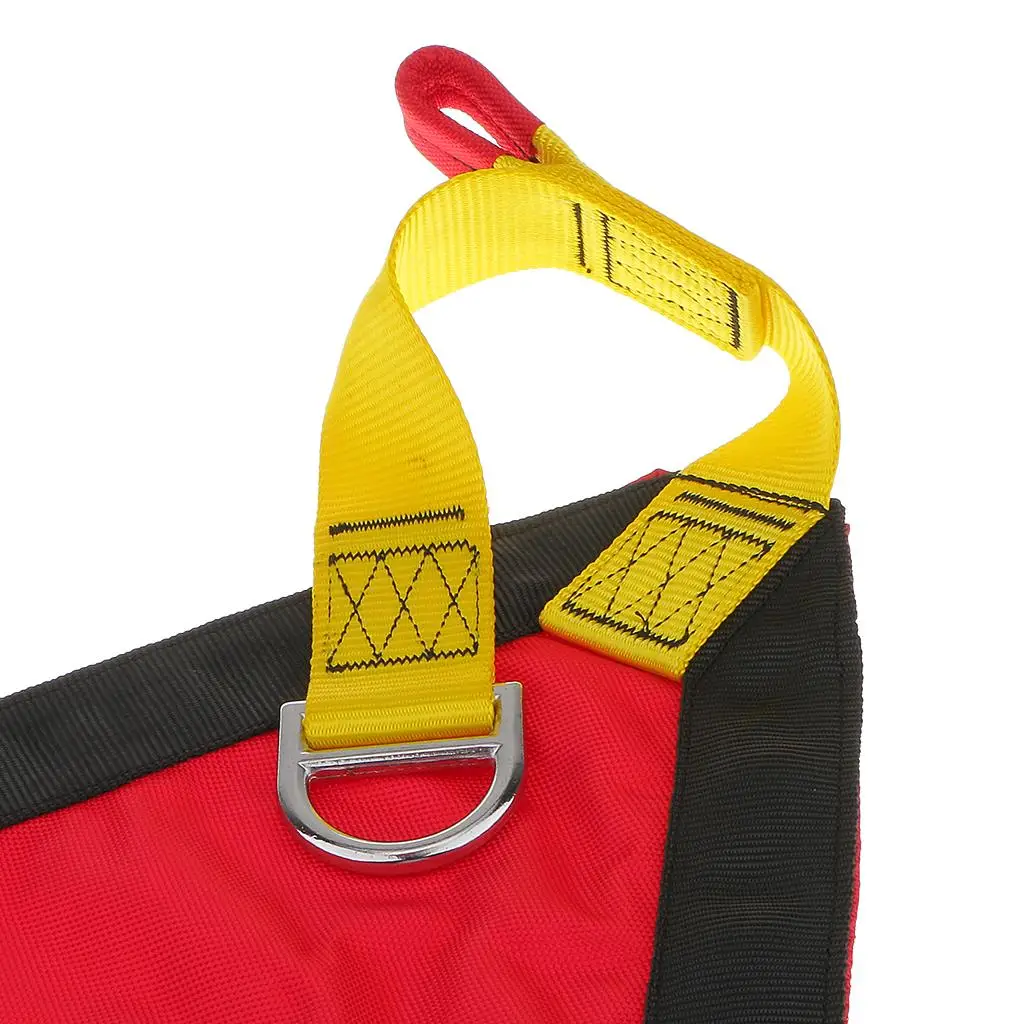 تسلق الصخور مثلث الإخلاء الجلوس تسخير السلامة، الأحمر