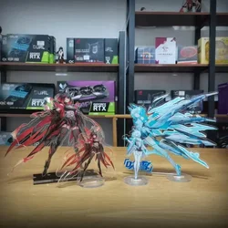 DIY ROG RO Standing Figures,Gamer Cabinet Helios Case Belief Ornaments Computer Decorative Accessories