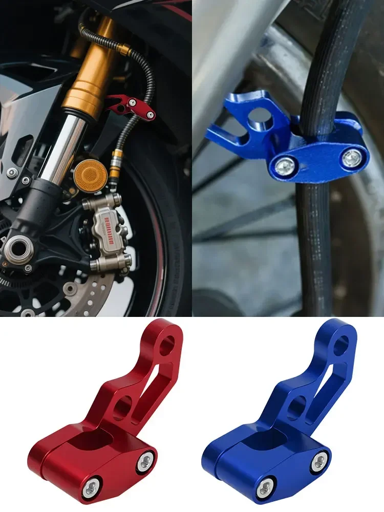 AliExpress NONE Motorcycle Oil Pipe Cable Clip Brake Cable Tube Line Clamps Universal Aluminum Alloy Clip For Dirt Bike Motorcycle Accessories