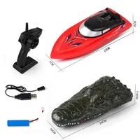 Funny Prank Ship Remote Control Boats RC Speed Boat Novelty Gags Prank Simulation Electric Toy Shark Toys for Kids Boys Children