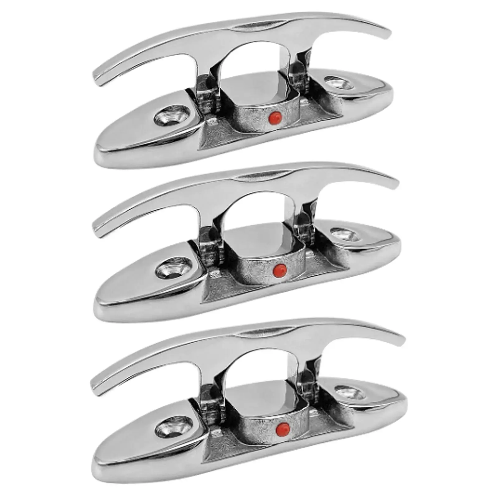 قارب من الفولاذ المقاوم للصدأ قابل للطي، حامل حبل بحري قابل للطي لليخوت الكاياك وزر القارب المقاوم للماء #4