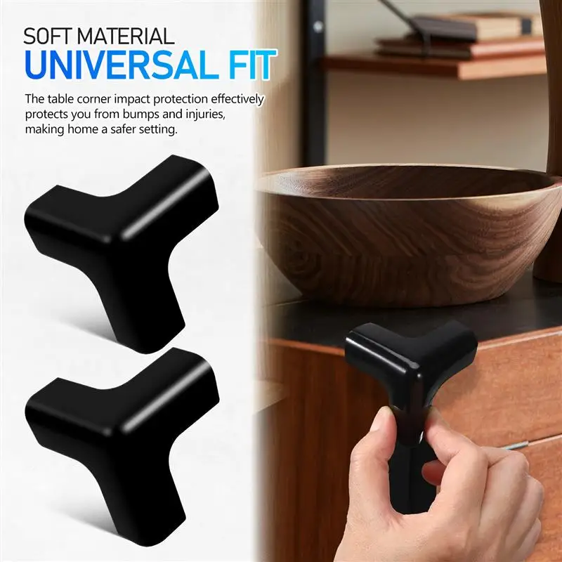 4Pcs Corner Table Protectors Edge ProtectorsFurniture Corner Guards Baby Safety Corner Bumpers For Tables Desks Cabinets Office