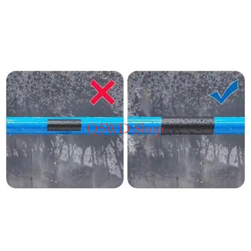 Q5WD Weatherproof Repair Tape for Efficient Leak Sealing Portable for Homeowners and Maintenance Workers Daily Casual Use