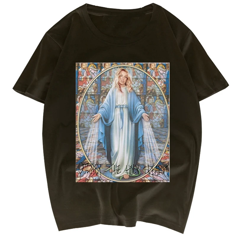 Britney Spears New Men Fashion Printed T-shirt Summer Cotton manica corta Casual o-collo Tee Hipster Cool Men T-shirt Harajuku