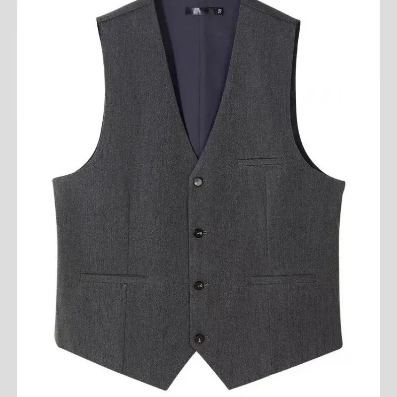 

Мужской жилет в британском стиле для делового костюма, приталенный, для свадьбы