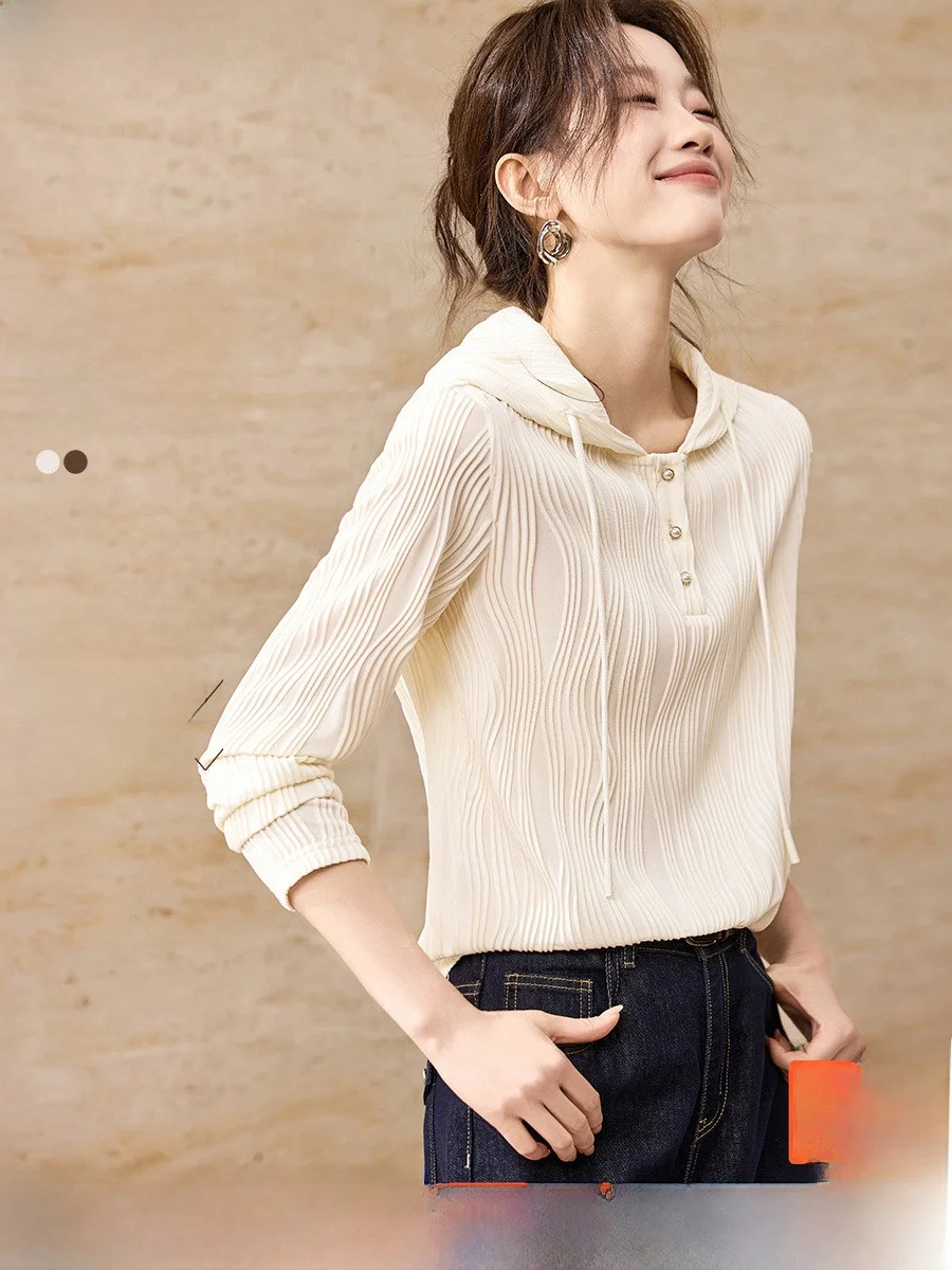 

Женская футболка Mehaimeisi Long Sve, легкая, удобная, модный дизайн, весна-лето, новинка, смесь полиэстера и спандекса