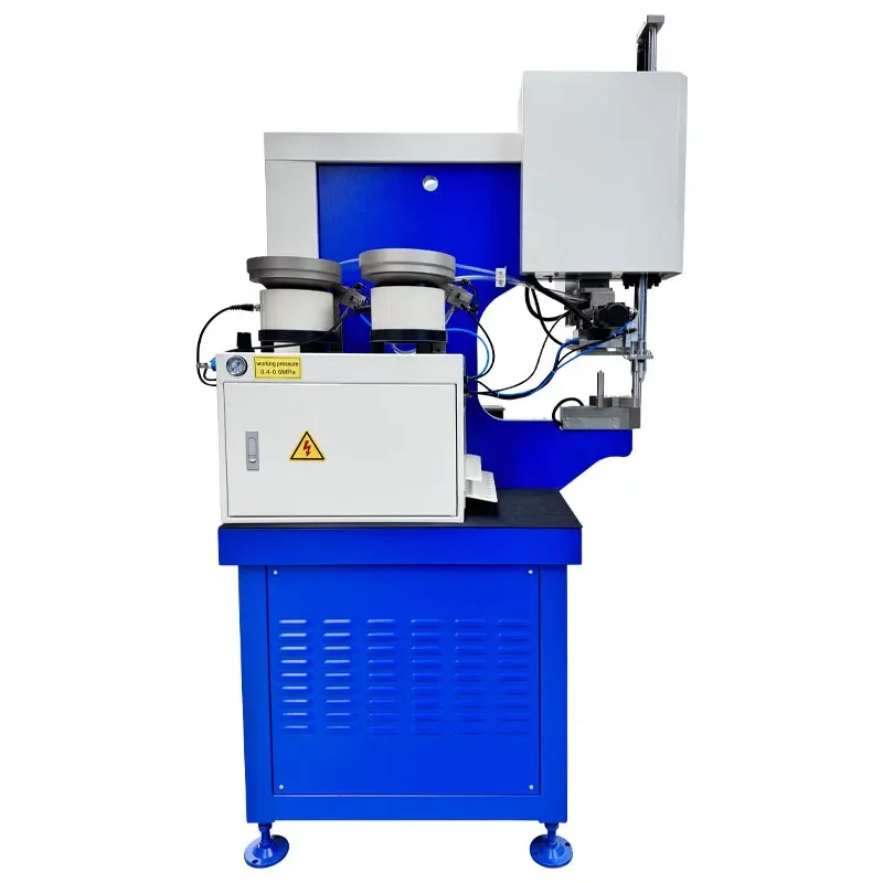 M3-M10 nut stud 2 Automatic Feeder Multi Roatry Tool Holder Full HMI Setting 57KN Hydraulic Hardware Insertion Machine