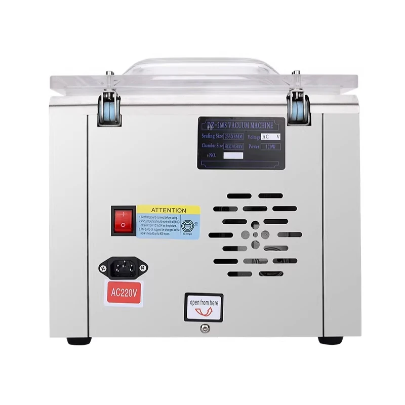 Coercial Wet and Dry Food acuu Sealer Packaging hine 370 W acuu Packing hine Fresh-keeping Plastic Sealing hine