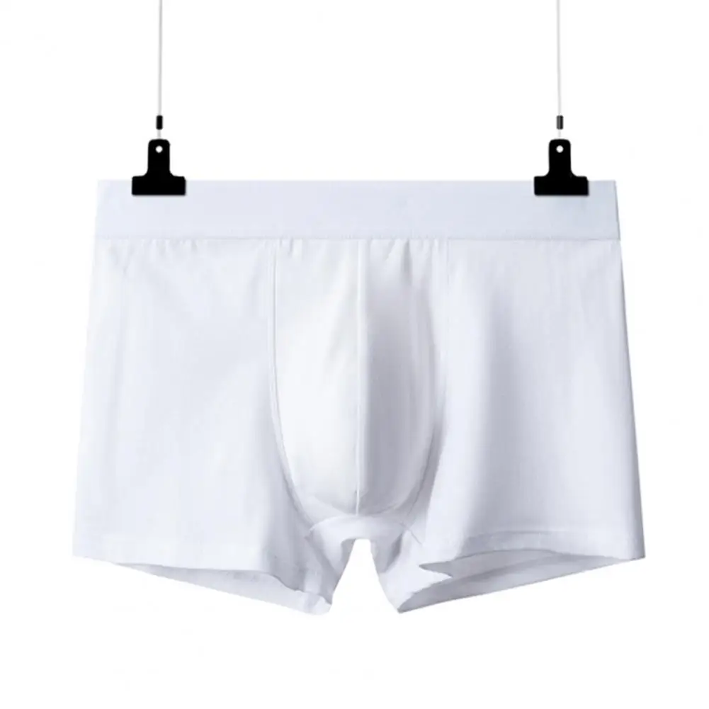 

Boxer Underwear Breathable Boxer Briefs Comfortable Men's Boxer Briefs with U-convex Design for Daily Wear Elastic Mid-waist