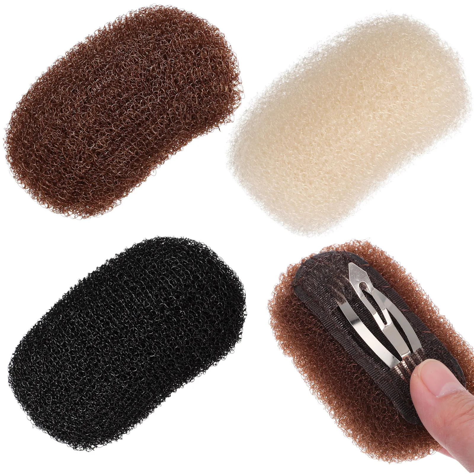 

3Pcs Hair Volume Bump Clips Durable Invisible Styling Tools for Bouffant Hairstyles Wedding Party Daily Use Hair Enhancer