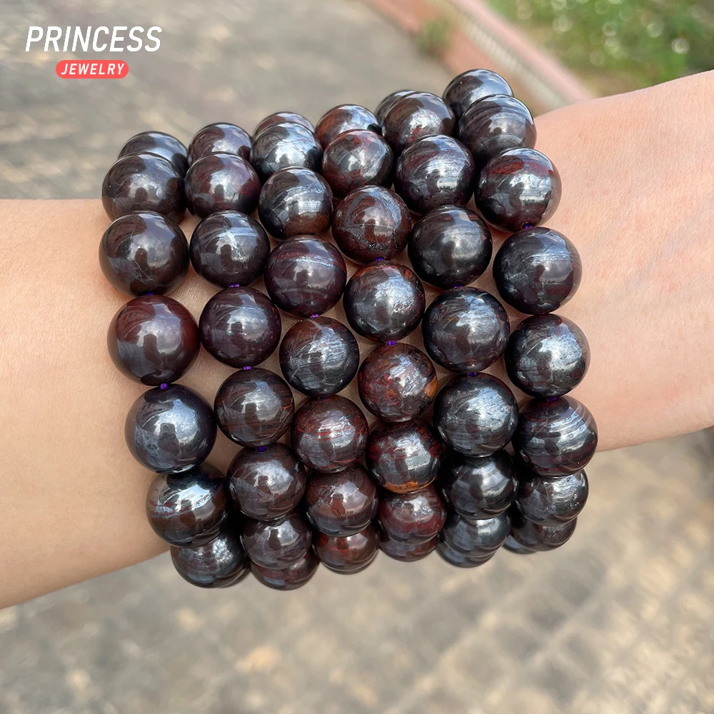 100% Natural Dark Sugilite Elastic Bracelet 10-13mm Energy Stone Beads for Jewelry Making DIY  Bracelets Necklace Accessories