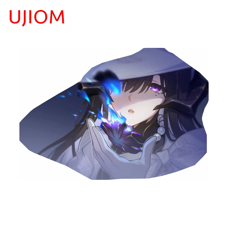 UJIOM The Dahlia Honkai Star Rail Tear Wall Sticker Unique Fashionable Waterproof Vinly Decal Transparent Storage Box Decoration