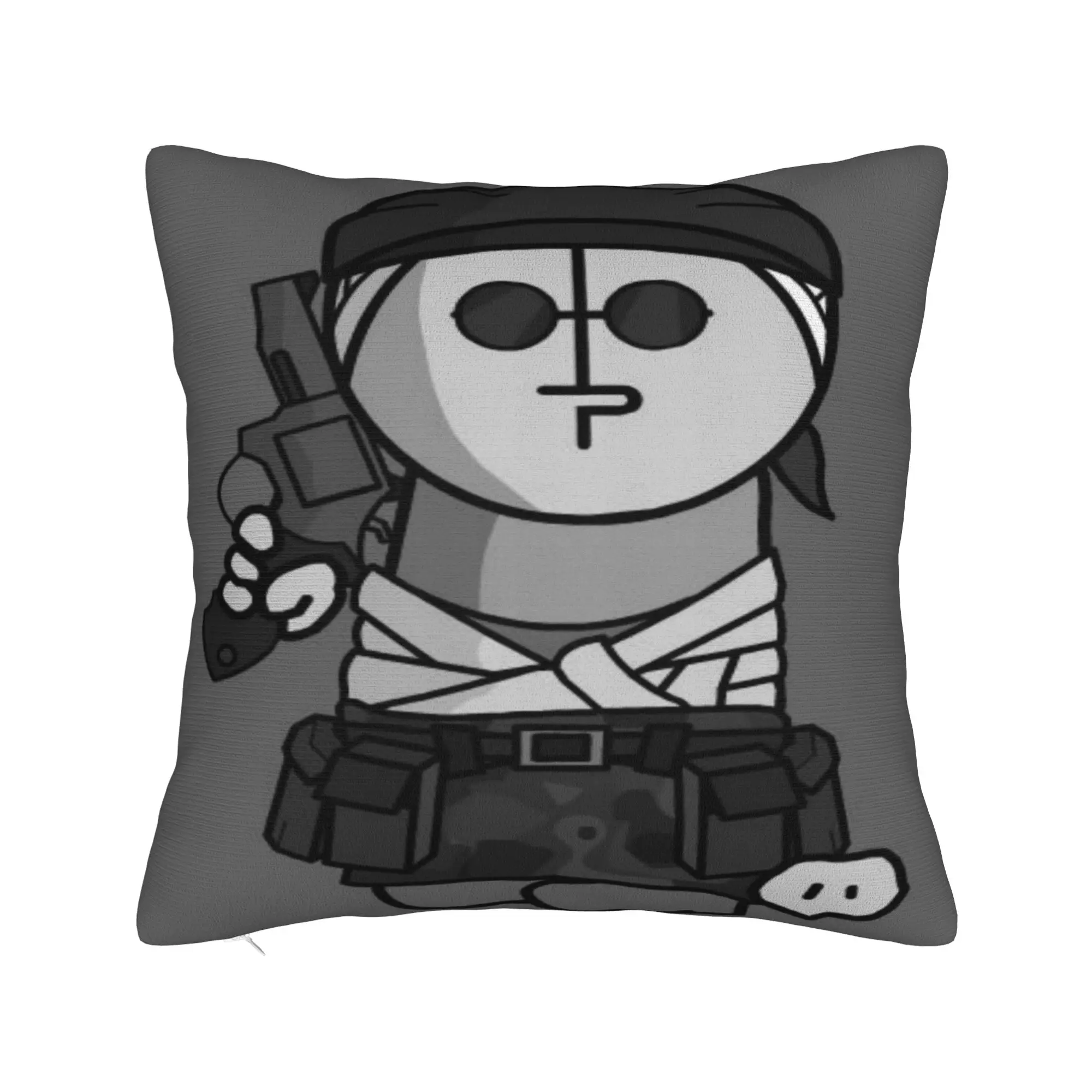 MADNESS COMBAT Hank Pillow Cover  Morden Pillow Case For Living Room Sofa Comfy Pillowcases Birthday Present