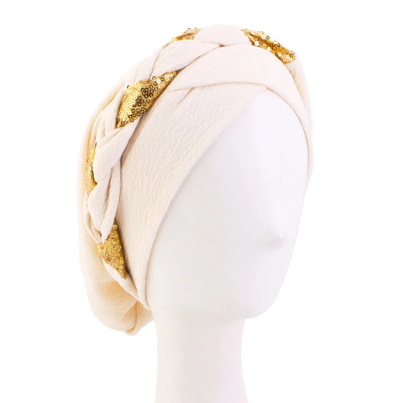 المرأة المسلمة الترتر عمامة بونيه الحجاب الكيماوي قبعات قبعة الحجاب الداخلي بيني فام Musulman التفاف وشاح الرأس Turbante Mujer جديد #3